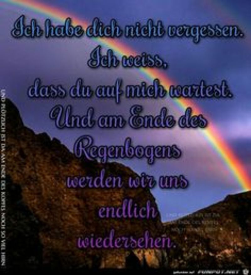 Am Ende Des Regenbogens Sehen Wir Uns Wieder Bedeutung Hetti - Am Ende des Regenbogens sehen wir uns wieder