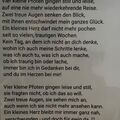 So habe ich es hier neulich gelesen und es hat mich sehr berührt